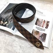 LOUIS VUITTON Monogram Belt Brown 7580 40mm - 4