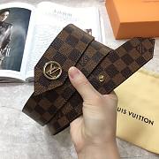 LOUIS VUITTON Monogram Belt Brown 7580 40mm - 3