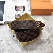 LOUIS VUITTON Monogram Belt Brown 7580 40mm - 2