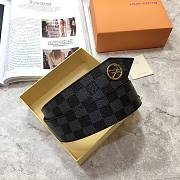 LOUIS VUITTON Monogram Belt Black 7580 40mm - 4