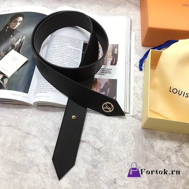 LOUIS VUITTON Belt Black 7580 40mm - 1