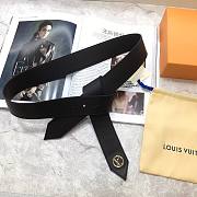 LOUIS VUITTON Belt Black 7580 40mm - 5