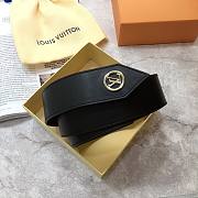 LOUIS VUITTON Belt Black 7580 40mm - 3