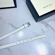 Gucci GG Golden White Belt 20mm - 3
