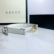 Gucci GG Golden White Belt 20mm - 4