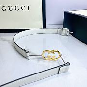 Gucci GG Golden White Belt 20mm - 5