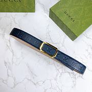 Gucci Black Belt Golden Buckle 403941 35mm - 3