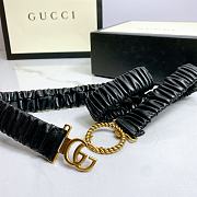 Gucci GG Retro Gold Metal Copper Hardware Black 30mm - 3