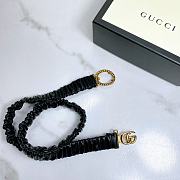 Gucci GG Retro Gold Metal Copper Hardware Black 30mm - 2