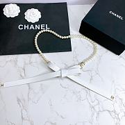 CHANEL Glazed Pearl White Lambskin  - 1