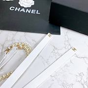 CHANEL Glazed Pearl White Lambskin  - 2