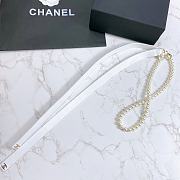 CHANEL Glazed Pearl White Lambskin  - 3