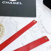 CHANEL Glazed Pearl Red Lambskin  - 2