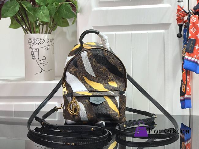 LOUIS VUITTON Palm Springs Mini Backpack Yellow M45143 22cm - 1