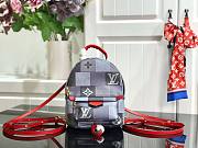 LOUIS VUITTON Palm Springs Mini Backpack Blue 22cm - 1