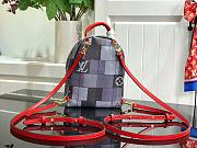 LOUIS VUITTON Palm Springs Mini Backpack Blue 22cm - 3