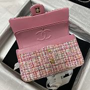 CHANEL Classic Tweeds Handbag Multicolor Pink 25.5cm - 2