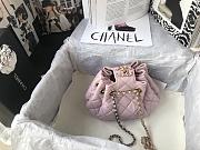 CHANEL Bucket Rose AS1802 20cm - 5