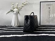 CHANEL Cross Body with Top Handle Black 30cm - 5