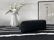 CHANEL Cross Body with Top Handle Black 30cm - 4