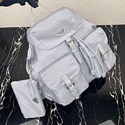 PRADA Medium Nylon Backpack Cornflower Blue 1BZ811 32cm - 5