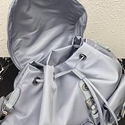 PRADA Medium Nylon Backpack Cornflower Blue 1BZ811 32cm - 4