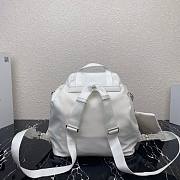 PRADA Medium Nylon Backpack White 1BZ811 32cm - 6