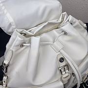 PRADA Medium Nylon Backpack White 1BZ811 32cm - 5