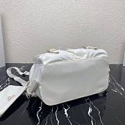PRADA Medium Nylon Backpack White 1BZ811 32cm - 2