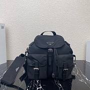 PRADA Medium Nylon Backpack Black 1BZ811 32cm - 1