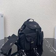 PRADA Medium Nylon Backpack Black 1BZ811 32cm - 6