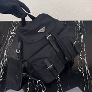 PRADA Medium Nylon Backpack Black 1BZ811 32cm - 5