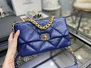 Chanel 19 Handbag Soft Goatskin Large Navy Blue AS1161 30cm - 5