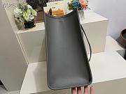 FENDI Medium Roma Sunshine Tote Leather Gray 372M103 35cm - 5