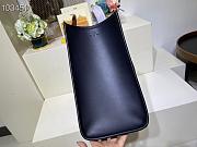 FENDI Medium  Roma Sunshine Tote Leather Black 372M103 35cm - 3