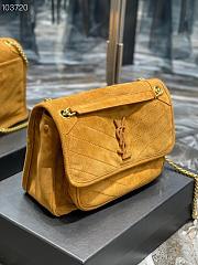 YSL Niki Shoulder Bag Yellow 498894 28cm - 6