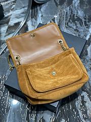 YSL Niki Shoulder Bag Yellow 498894 28cm - 4