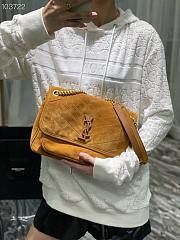 YSL Niki Shoulder Bag Yellow 498894 28cm - 2