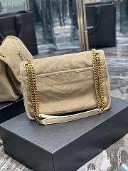 YSL Niki Shoulder Bag Apricot 498894 28cm  - 4