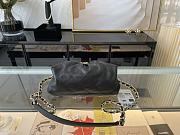 Chanel Cloud Bag Black Gold Hardware 22cm - 6
