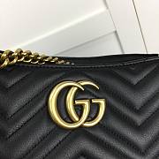 Fortok Gucci GG Marmont Matelassé Tote Bag Black 453569 36cm - 6
