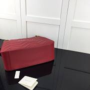 Gucci GG Marmont Matelassé Tote Bag Red 453569 36cm - 3