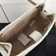 Gucci GG Marmont Matelassé Tote Bag White 453569 36cm - 3