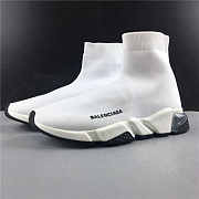 Balenciaga Speed Clear Sole Sneaker White  - 1