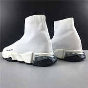 Balenciaga Speed Clear Sole Sneaker White  - 2
