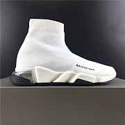 Balenciaga Speed Clear Sole Sneaker White  - 5