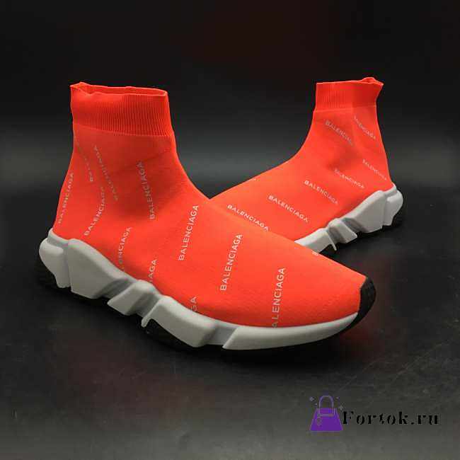 Balenciaga Speed Trainer Orange - 1