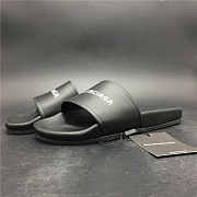Balenciaga Logo Leather Slip-on Black - 1