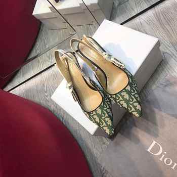 Dior 19ss Green Middle Heel