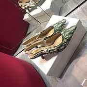 Dior 19ss Green Middle Heel - 6